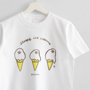 Tシャツ（amycco. / sleepy ice creams）