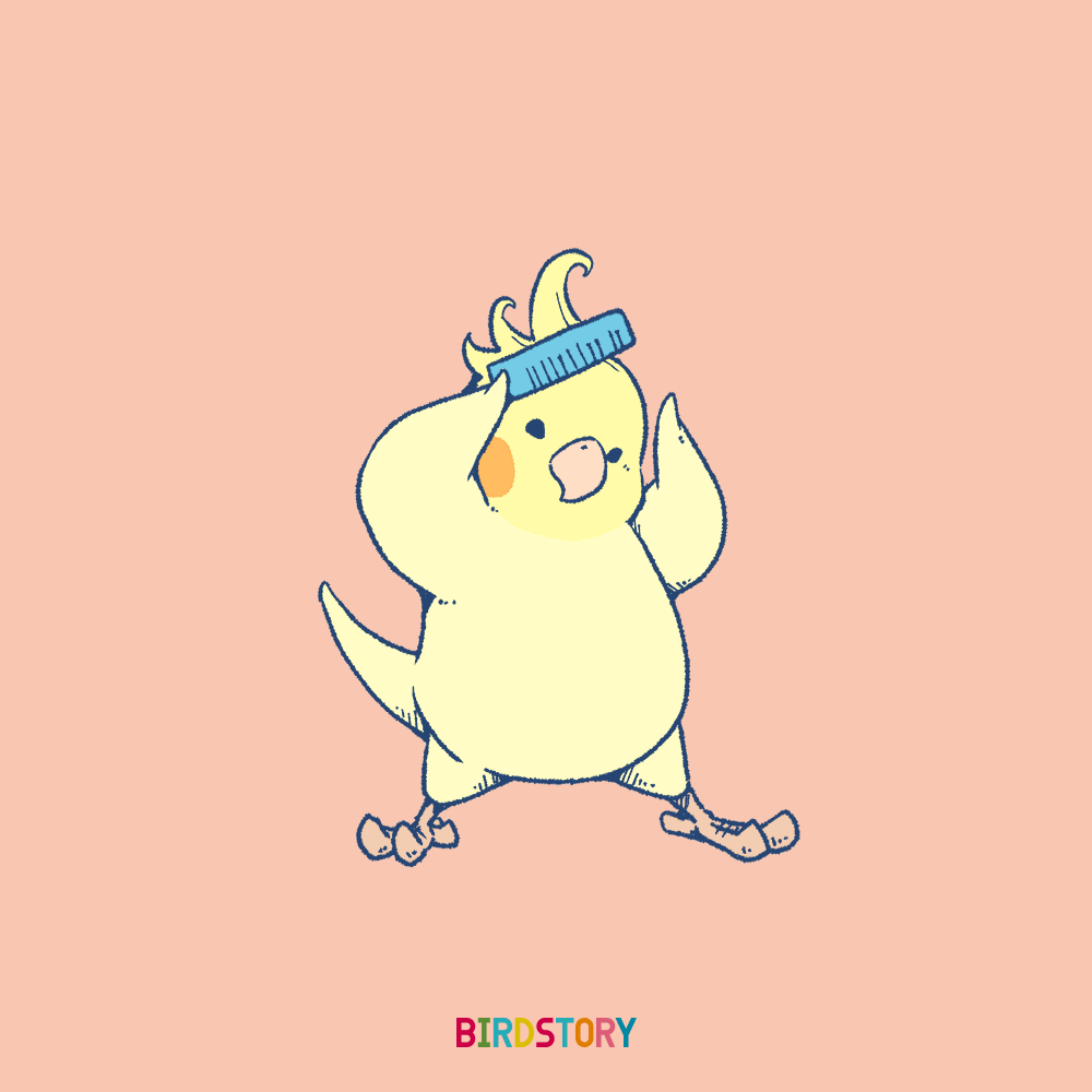 くしの日 9月4日のイラスト Birdstory