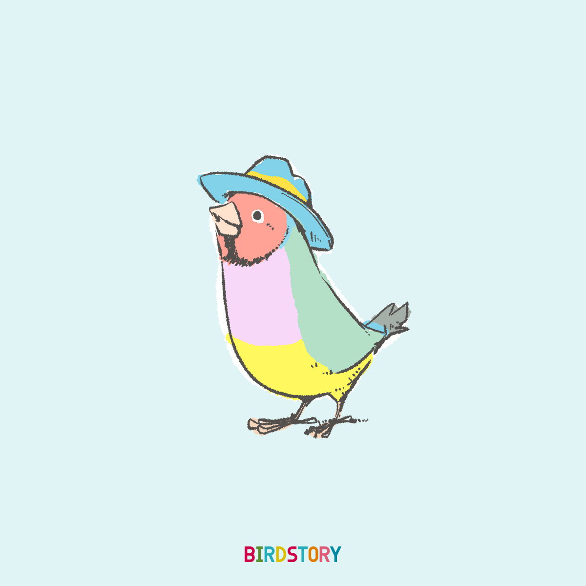 似合う色の日 2月16日のイラスト Birdstory