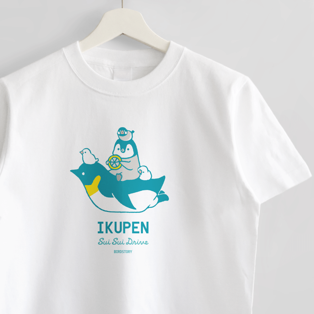 コウテイペンギン イクメン イクペン Tシャツ Emperor penguin