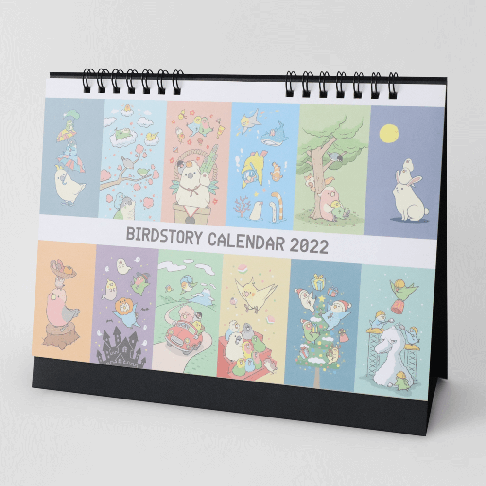 BIRDSTORY 2022年卓上カレンダー