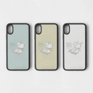 白文鳥とシマエナガのスマホケース iPhone カバーケース