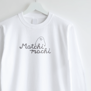 モッチモチ Motch mochi ブンチョウ 刺繍 長袖Tシャツ