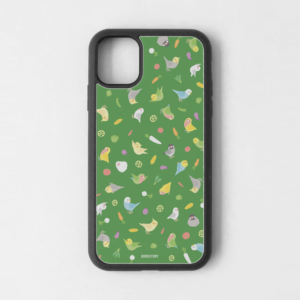 iPhoneケース スマホカバー 鳥と野菜