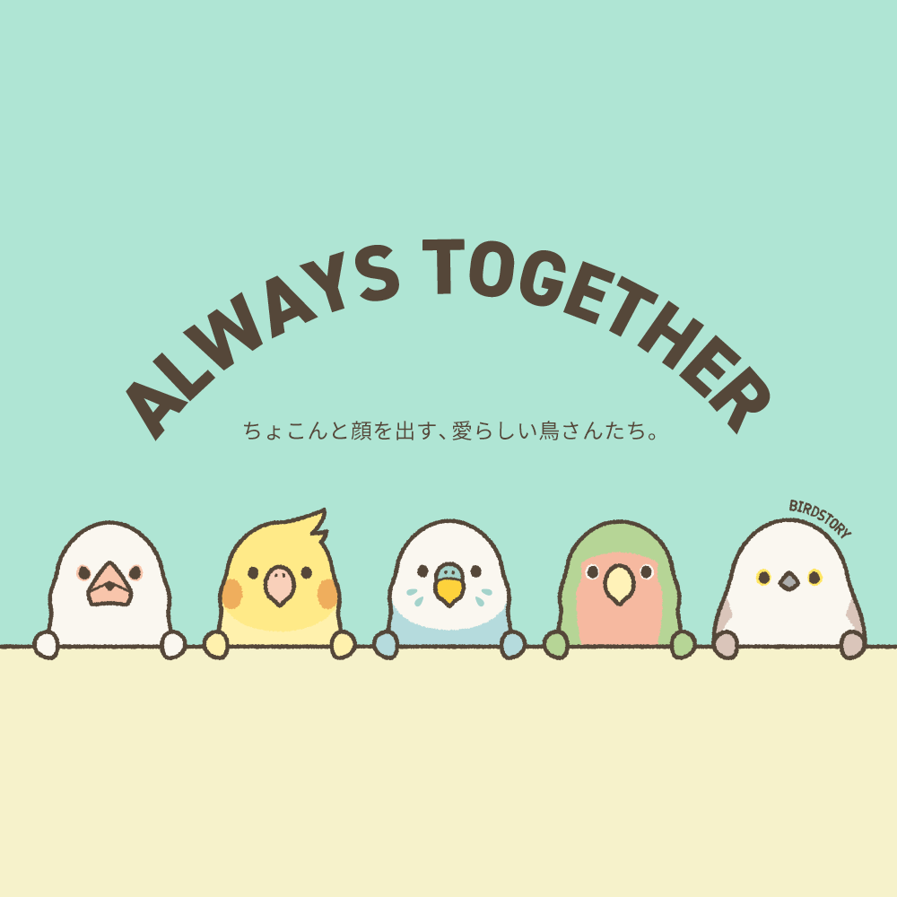 ALWAYS TOGETHER いつも一緒に｜BIRDSTORY