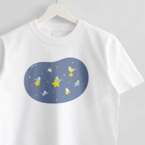Tシャツ セキセイインコの天体観測