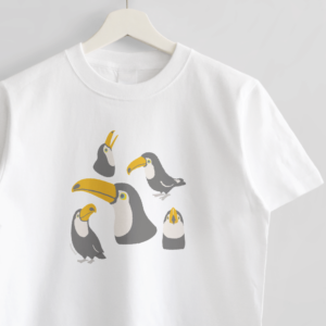 Tシャツ シンプルデザイン オニオオハシのイラスト
