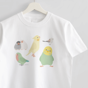 Tシャツ Simple シンプルデザイン いろいろな鳥さん