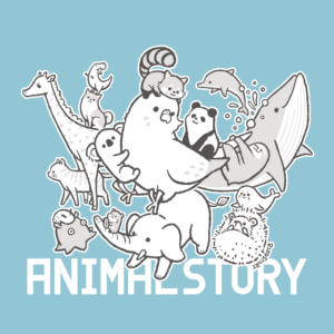 いろいろな動物が登場するデザイン ANIMAL STORY アニマルストーリー