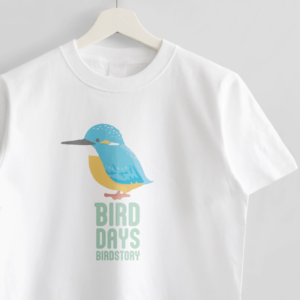 Tシャツ 愛鳥週間 カワセミ kingfisher 野鳥デザイン