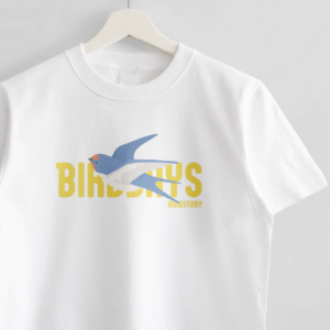Tシャツ 愛鳥週間 ツバメ swallow 野鳥デザイン