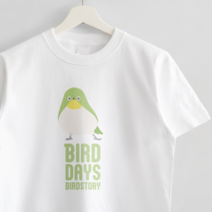 Tシャツ 愛鳥週間 メジロ Japanese White-eye 野鳥デザイン