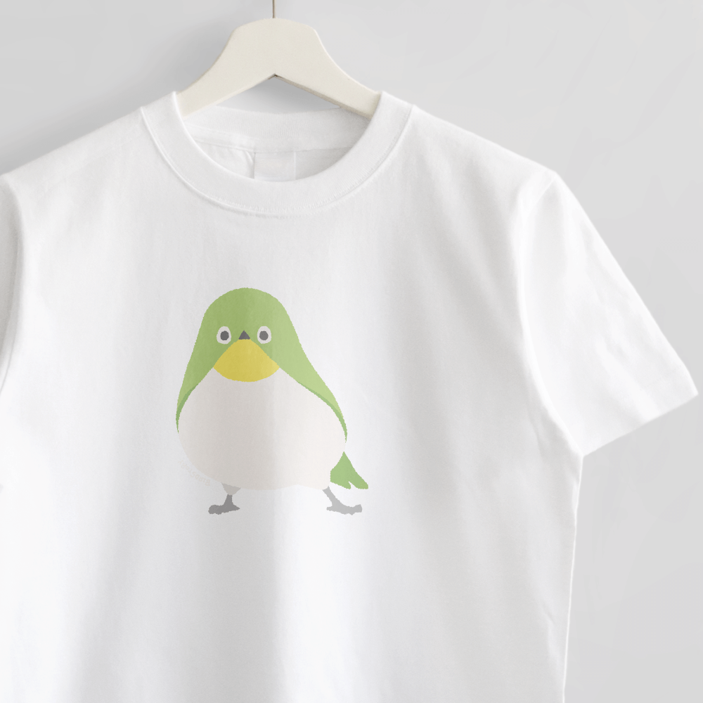 Tシャツ 愛鳥週間 メジロ Japanese White-eye