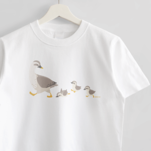 Tシャツ 愛鳥週間 カルガモ Spot-billed Duck