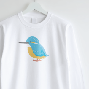 長袖Tシャツ 愛鳥週間 カワセミ kingfisher