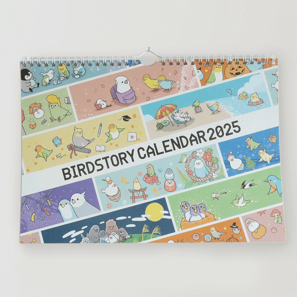 BIRDSTORY CALENDAR 2025（壁掛けカレンダー）