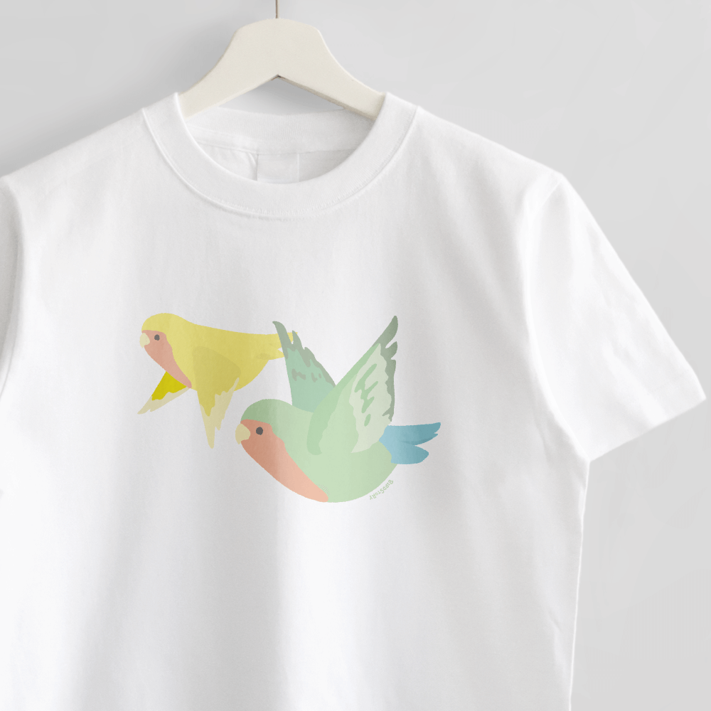 Tシャツ FLYING BIRD フライングバード コザクラインコ