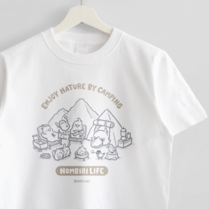 Tシャツ NOMBIRI LIFE CAMPING のんびりライフキャンプ編 オカメインコ