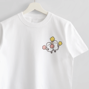 Tシャツ コンパニオンバード・チアリーダーズ シマエナガ