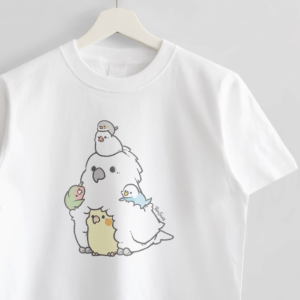 Tシャツ タイハクオウムさんと一緒