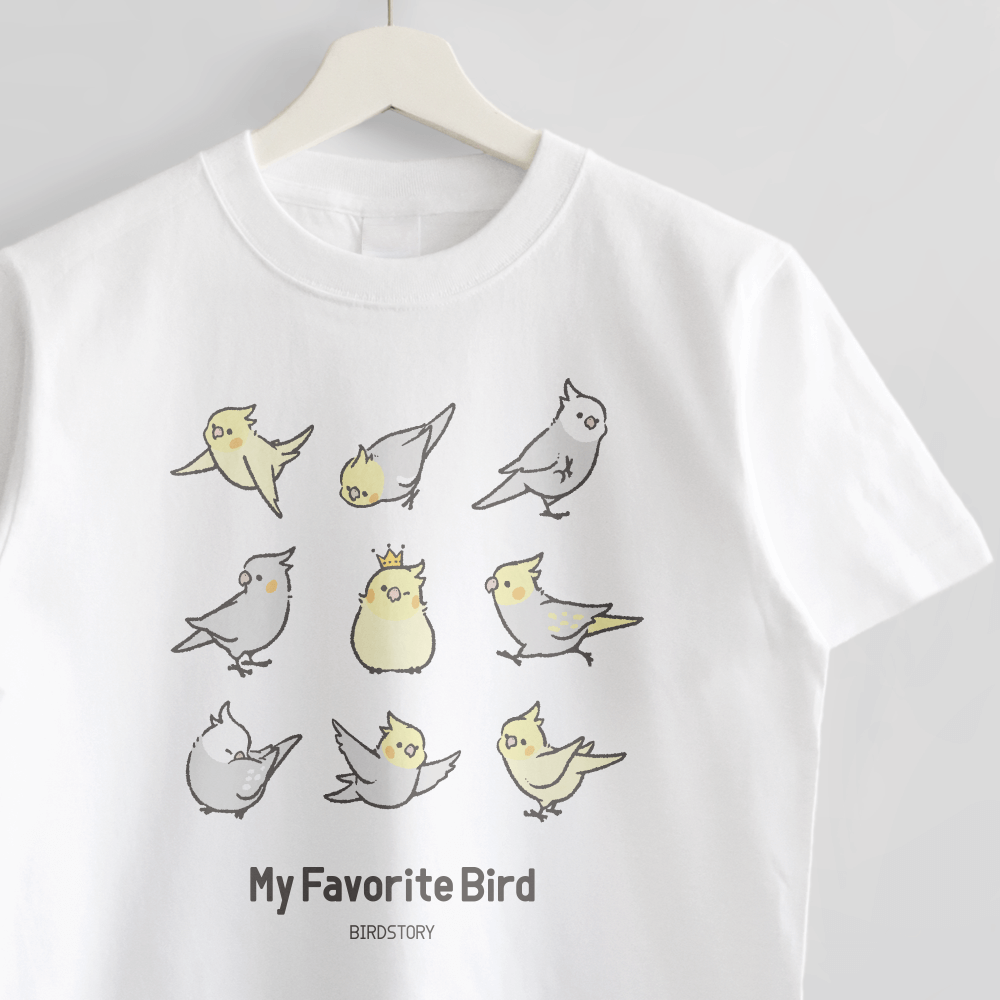 Tシャツ My Favorite Bird オカメインコ