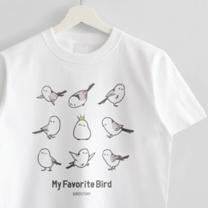 Tシャツ My Favorite Bird シマエナガ