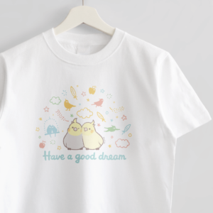 Tシャツ ゆめごこち オカメインコ夢の中