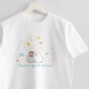 Tシャツ ゆめごこち 文鳥夢の中