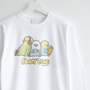 長袖Tシャツ セキセイインコ趣味の時間