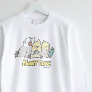 長袖Tシャツ オカメインコ趣味の時間