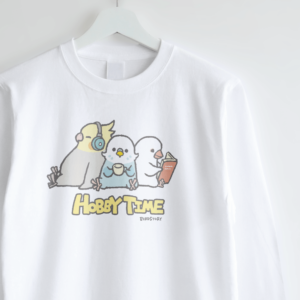 長袖Tシャツ 小鳥たちの趣味の時間