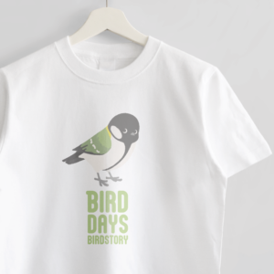 Tシャツ 愛鳥週間 BIRDWEEK シジュウカラ