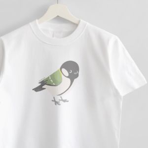 Tシャツ 愛鳥週間 BIRDWEEK シジュウカラ