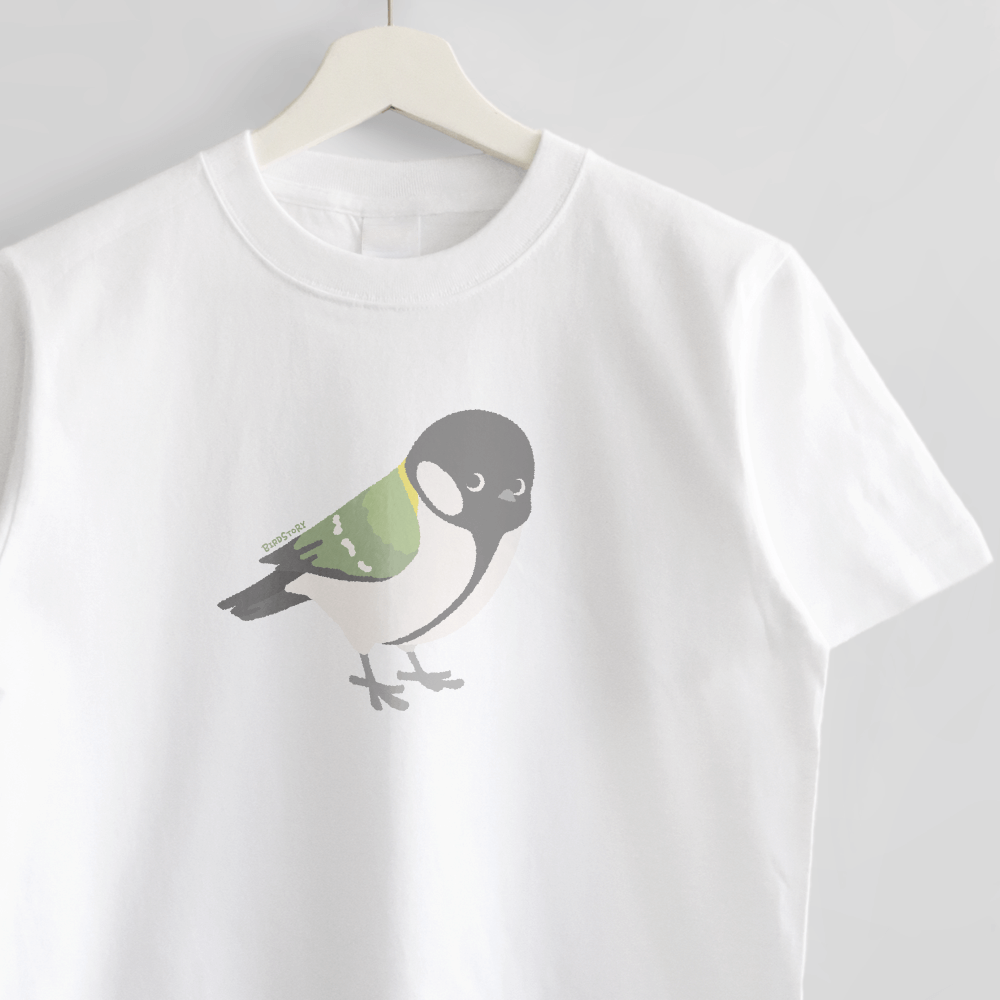 Tシャツ 愛鳥週間 BIRDWEEK シジュウカラ