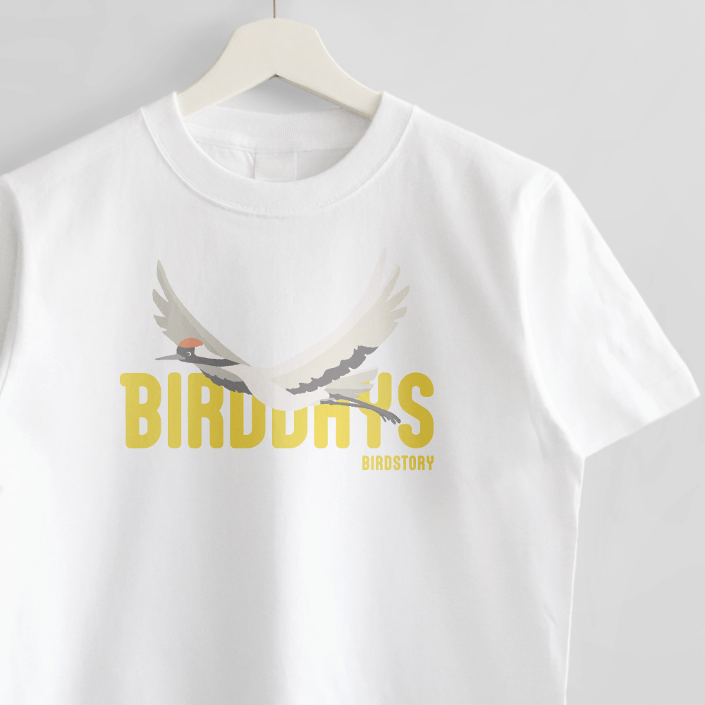 Tシャツ 愛鳥週間 BIRDWEEK タンチョウ バードデイズ