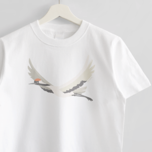 Tシャツ 愛鳥週間 BIRDWEEK タンチョウ
