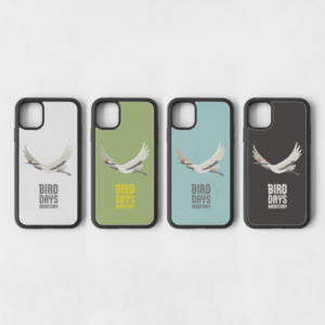 スマートフォンケース 愛鳥週間 WILDBIRD タンチョウ