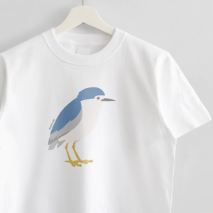 Tシャツ 愛鳥週間 BIRDWEEK ゴイサギ
