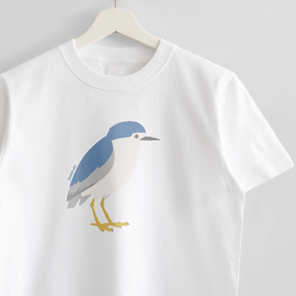 Tシャツ 愛鳥週間 BIRDWEEK ゴイサギ