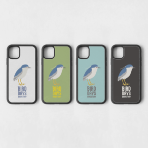 スマートフォンケース 愛鳥週間 WILDBIRD ゴイサギ