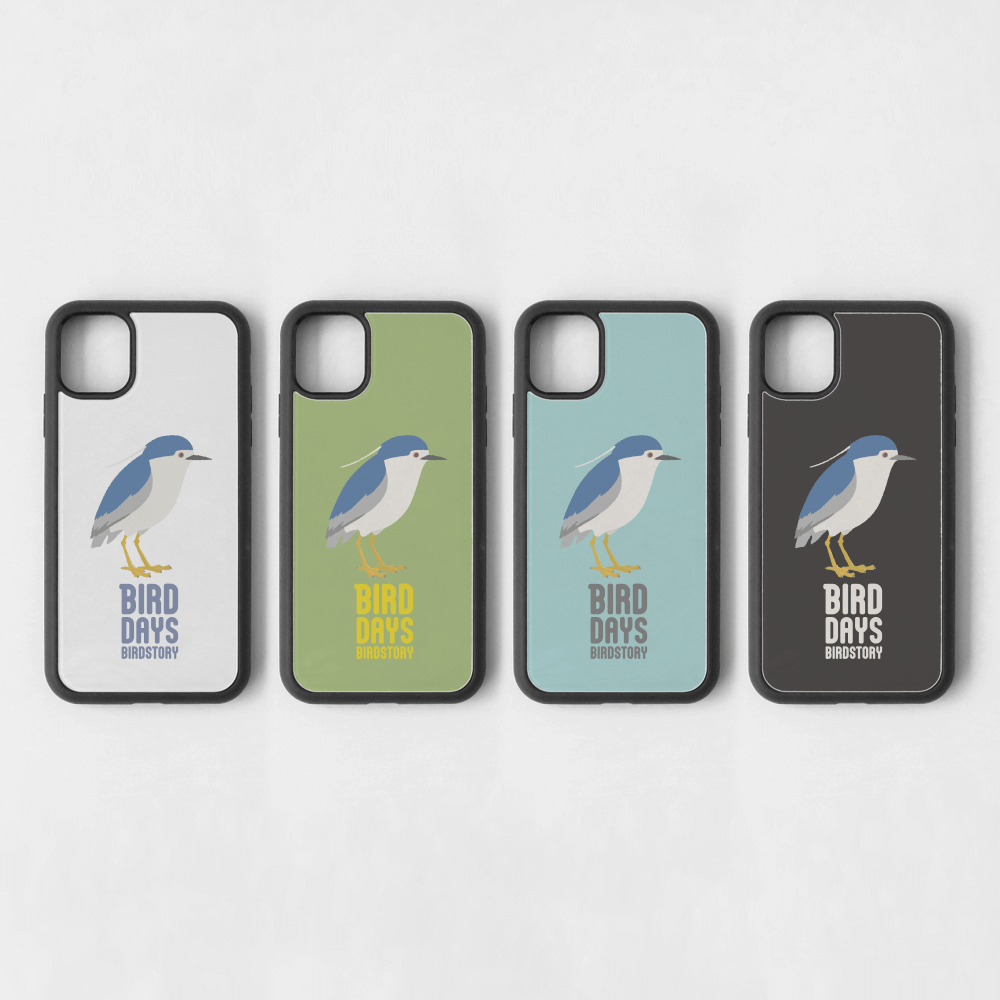 スマートフォンケース 愛鳥週間 WILDBIRD ゴイサギ