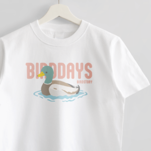 Tシャツ 愛鳥週間 BIRDWEEK マガモ バードウィーク