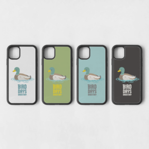 スマートフォンケース 愛鳥週間 WILDBIRD マガモ