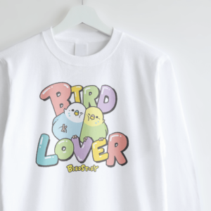 長袖Tシャツ BIRD LOVER セキセイインコ