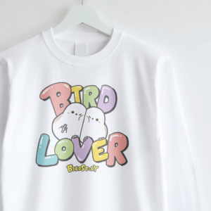 長袖Tシャツ バードラヴァー シマエナガ
