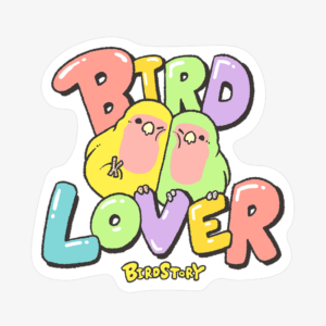 ステッカー シール BIRDLOVER コザクラインコ