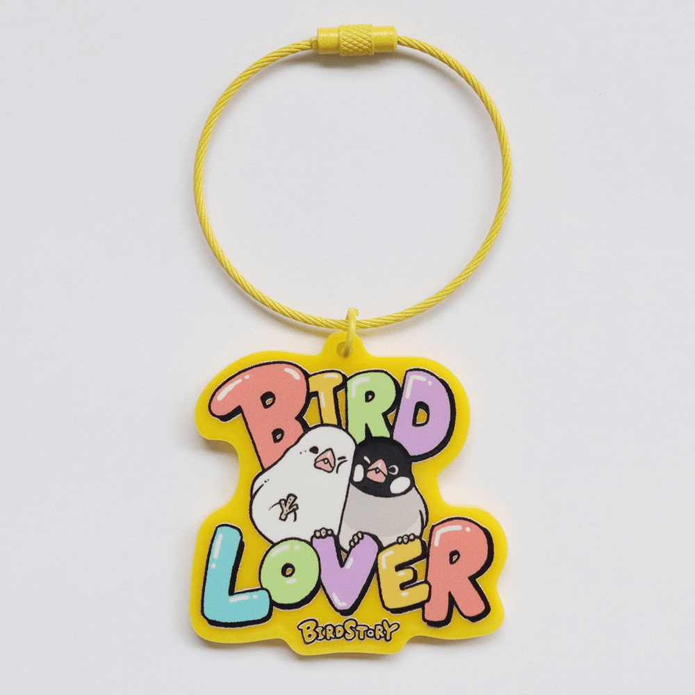 BIRDLOVER 文鳥 キーホルダー