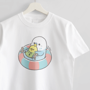 Tシャツ ぷかぷか浮き輪 セキセイインコ