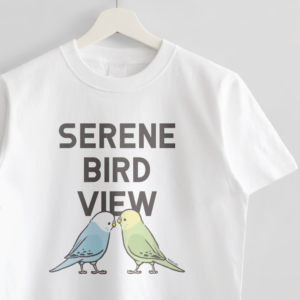 Tシャツ SERENE BIRD セキセイインコ