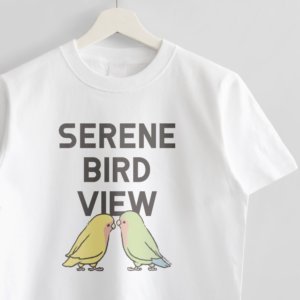 Tシャツ SERENE BIRD コザクラインコ
